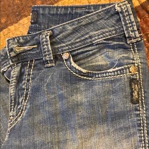 Silver jeans from Maurice’s!